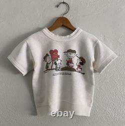 Sweatshirt vintage des années 60 Snoopy, étoiles du film Un garçon nommé Charlie Brown, Norwich Youth 10