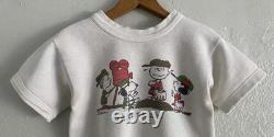 Sweatshirt vintage des années 60 Snoopy, étoiles du film Un garçon nommé Charlie Brown, Norwich Youth 10
