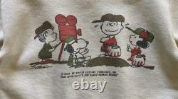 Sweatshirt vintage des années 60 Snoopy, étoiles du film Un garçon nommé Charlie Brown, Norwich Youth 10