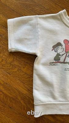 Sweatshirt vintage des années 60 Snoopy, étoiles du film Un garçon nommé Charlie Brown, Norwich Youth 10