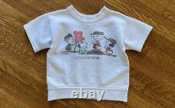 Sweatshirt vintage des années 60 Snoopy, étoiles du film Un garçon nommé Charlie Brown, Norwich Youth 10