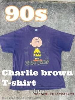 T-shirt Charlie Brown des années 90 en XL jp