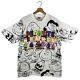 T-shirt Imprimé Rétro Des Peanuts Des Années 90 Par Novel Teez, Avec Charlie Brown Et Snoopy, Taille Xl