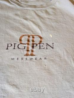 T-shirt vintage Peanuts Pig Pen Snoopy Charlie Brown à couture simple XL