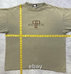 T-shirt vintage Peanuts Pig Pen Snoopy Charlie Brown à couture simple XL