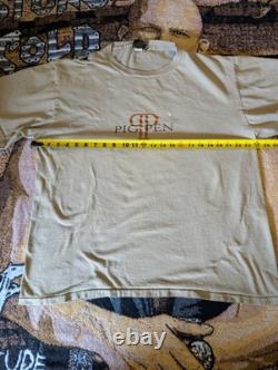 T-shirt vintage Peanuts Pig Pen Snoopy Charlie Brown à couture simple XL