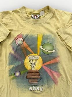 T-shirt vintage SNOOPY science-fiction des années 1960 Peanuts 70s Charlie Brown RARE