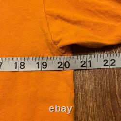 T-shirt vintage Tennessee Volunteers taille adulte Lg orange Snoopy Peanuts Charlie Brown