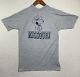 T-shirt Vintage Des Années 50 1958 Shirtex Ringer T-shirt Snoopy Missouri Gris Taille L Schulz Rare