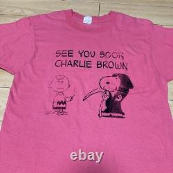 T-shirt vintage des années 90 Snoopy Charlie Brown