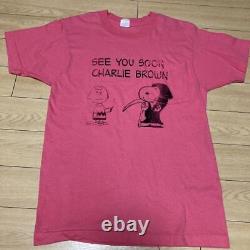 T-shirt vintage des années 90 Snoopy Charlie Brown