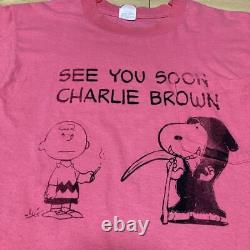 T-shirt vintage des années 90 Snoopy Charlie Brown