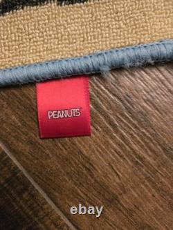 Tapis de plage RARE Peanuts 3'3 X 5'3 Snoopy Charlie Brown Lucy Woodstock