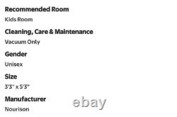 Tapis de plage RARE Peanuts 3'3 X 5'3 Snoopy Charlie Brown Lucy Woodstock