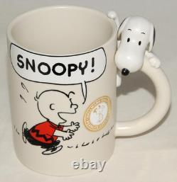 Tasse 3D Hallmark Charlie Brown & Snoopy Cachés / Mug Peanuts Gang NOUVEAU & RARE