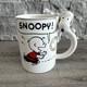 Tasse Snoopy Rare 3d-hallmark Peanuts Charlie Brown Snoopy Accroché à La Poignée
