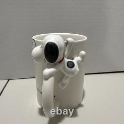 Tasse Snoopy RARE 3D-Hallmark Peanuts Charlie Brown Snoopy Accroché à la Poignée