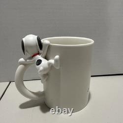 Tasse Snoopy RARE 3D-Hallmark Peanuts Charlie Brown Snoopy Accroché à la Poignée