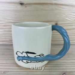 Tasse en céramique 3D Hallmark Peanuts Snoopy Linus Couverture Bleue 16 oz