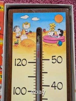 Thermomètre vintage Snoopy Peanuts des années 70 par Sybron/Taylor Charlie Brown