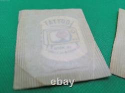 Transferts de tatouage lot de 3 vintage scellés Peanuts Snoopy Charlie Brown époque des années 1970