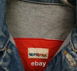 Trop mignon ! Veste en jean en coton Peanuts Charlie Brown-Snoopy Taille adulte L/XL