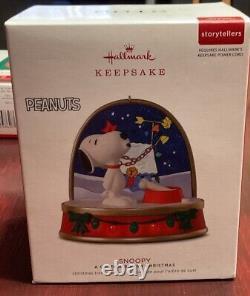 Un Noël de Charlie Brown Snoopy 2018 Ornement de conteurs Hallmark Keepsake