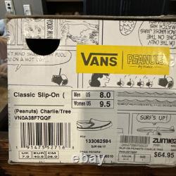 VANS NOËL PEANUTS CHARLIE BROWN & SNOOPY. NEUF DANS LA BOÎTE Taille homme 8 femme 9,5