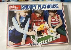 VINTAGE 1970 PEANUTS SNOOPY Maison de Jeu Playset Autre Produit Déterminé MIB