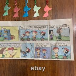 VTG - Collier ras-du-cou Peanuts Snoopy Charlie Brown, rouge, vert/bleu d2