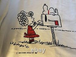 VTG NOUS T' AIMONS CHARLIE BROWN Couverture 1966 United Syndicate 99 X 94 Snoopy