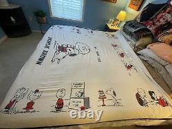 VTG NOUS T' AIMONS CHARLIE BROWN Couverture 1966 United Syndicate 99 X 94 Snoopy