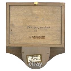 VTG années 1970 ANRI Italie Peanuts Charlie Brown Snoopy Diorama Musical Thorens Mvmt