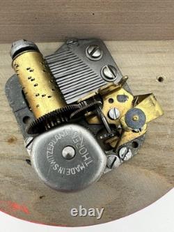 VTG années 1970 ANRI Italie Peanuts Charlie Brown Snoopy Diorama Musical Thorens Mvmt