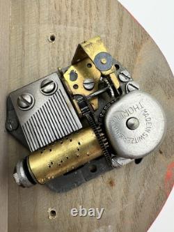 VTG années 1970 ANRI Italie Peanuts Charlie Brown Snoopy Diorama Musical Thorens Mvmt