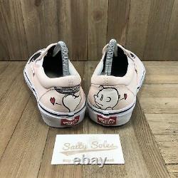 Vans 2017 Peanuts Lucy Snoopy Smack Charlie Brown Slip-on Chaussures Femmes Taille 10