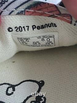 Vans Peanuts Chaussures Snoopy Comics Gang Charlie Brown Skate Taille M 6.5 W 8 Euc