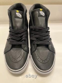 Vans Sk8 Hi Peanuts Snoopy Cuir Noir Embossé Collaboration Supreme Charlie Brown 8.5