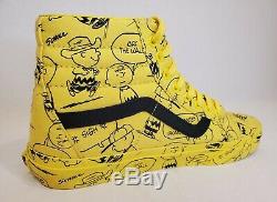 Vans Sk8 Rares Peanuts-salut Chaussures De Skate Charlie Brown Jaune Maïs 10,5 Limitée