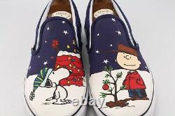 Vans X Peanuts Royaume-uni 10 Charlie Brown Snoopy Skateboard De Noël Cadeau Rare Cadeau Présent