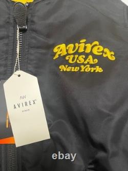 Veste MA-1 AVIREX×Peanuts pour femme Snoopy Charlie Brown neuve avec étiquettes