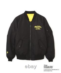 Veste MA-1 AVIREX×Peanuts pour femme Snoopy Charlie Brown neuve avec étiquettes