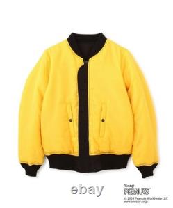Veste MA-1 AVIREX×Peanuts pour femme Snoopy Charlie Brown neuve avec étiquettes