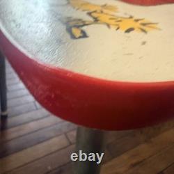 Vintage 1965 Peanuts Snoopy et Charlie Brown Table pour enfants vintage milieu du siècle