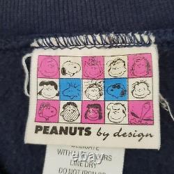 Vintage Des Années 1970 Snoopy Charlie Brown Woodstock Peanuts Sweater Sweatshirt USA Made
