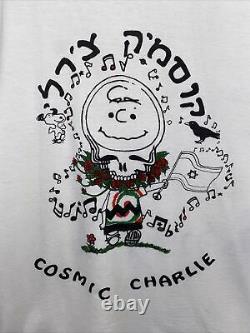 Vintage Grateful Dead Cosmic Charlie T Shirt Charlie Brown Snoopy XL Mr. T