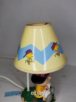 Vintage Peanuts Westland #8265 Charlie Brown & Snoopy Lampe, Excellent État