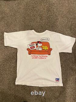 Vintage San Francisco 49ers Peanuts Charlie Brown Snoopy Shirt XL Nutmeg Milles