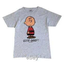 Vintage Snoopy Charlie Brown Personnage Made In USA T-shirt Taille L