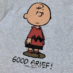 Vintage Snoopy Charlie Brown Personnage Made In USA T-shirt Taille L